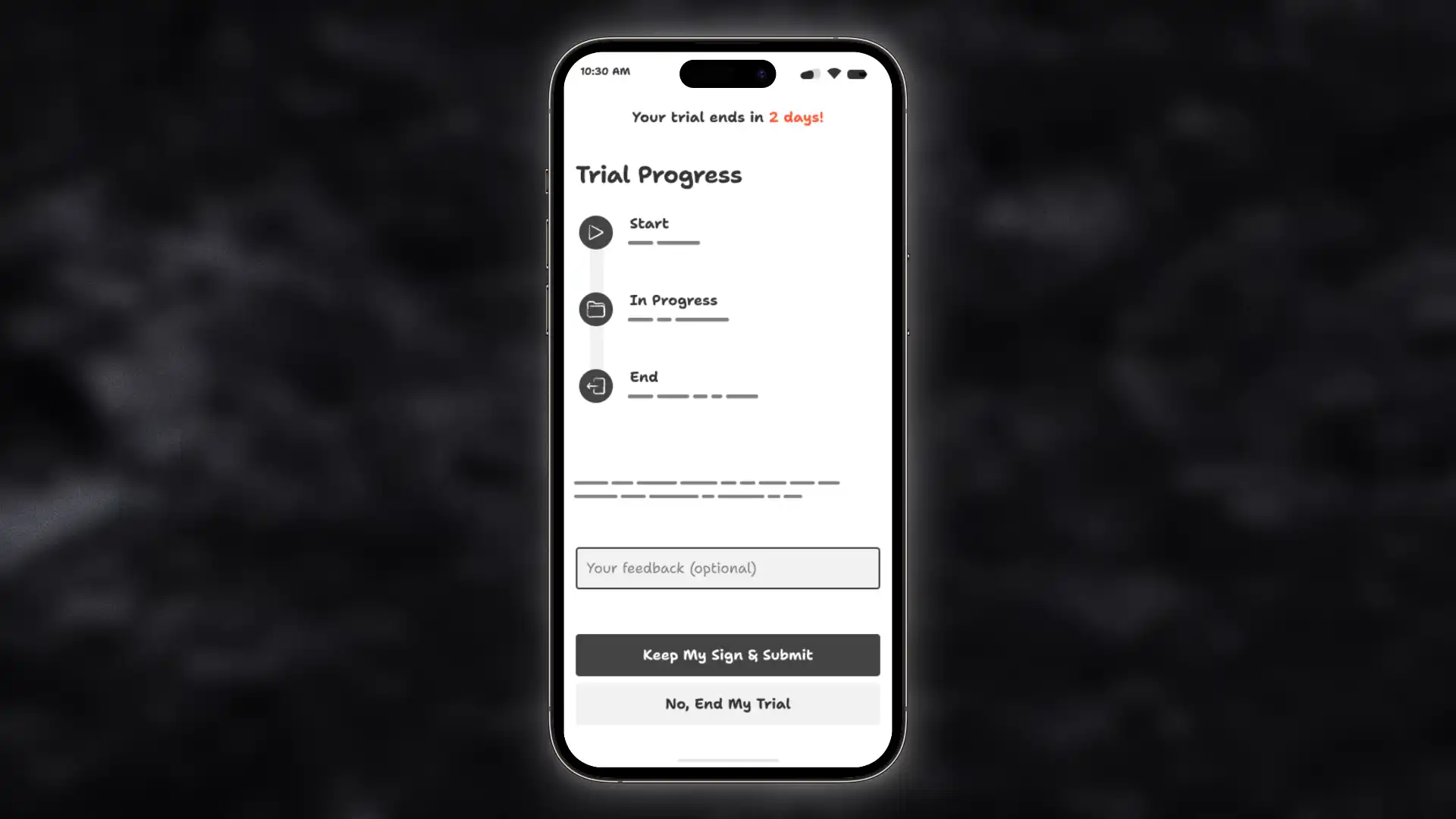 Free Trial Process