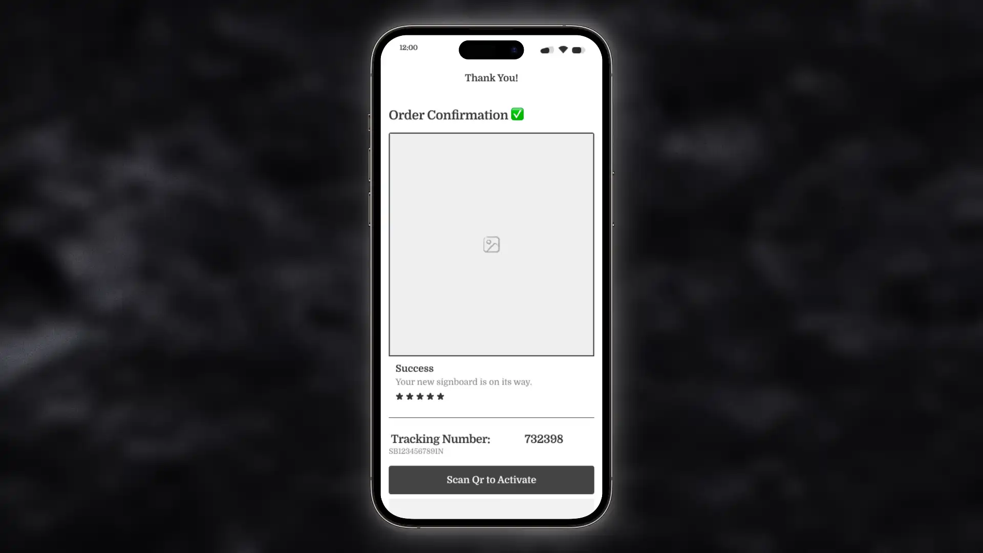 Order Confirmation Flow